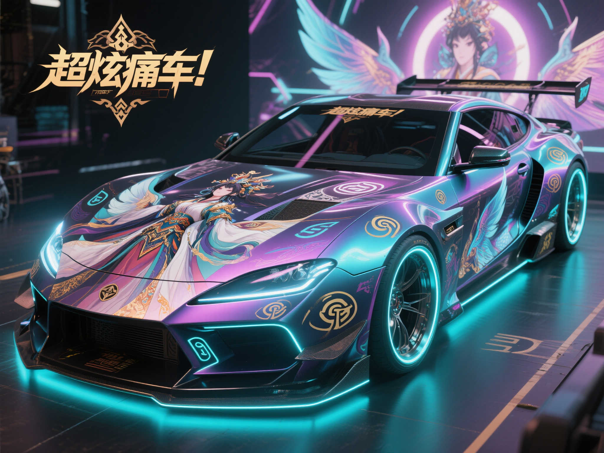 《明末：渊虚之羽》携手领克，酷炫定制痛车震撼登场！